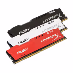 HyperX FURY Black 16GB DDR4 2400MHz Barrette Mémoire 16 Go 1 x 16 Go - Vue supplémentaire 6